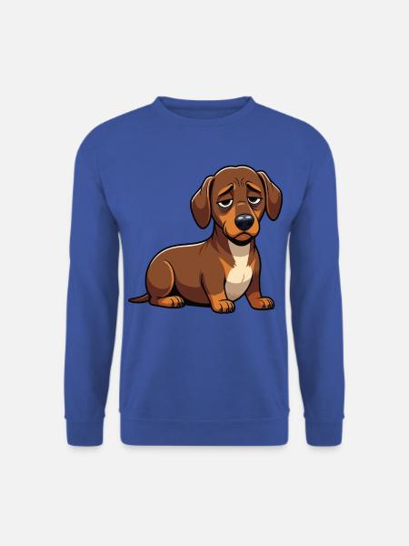 Dackel Dackelbesitzer Dackelhalter Dackelliebhaber - Unisex Pullover - Royalblau