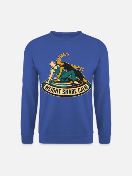 WEIGHT SHARE CALM - Unisex Pullover - Royalblau