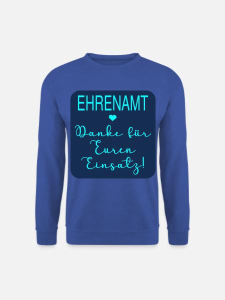 Team Einsatz Ehrenamt Danke - Unisex Pullover - Royalblau