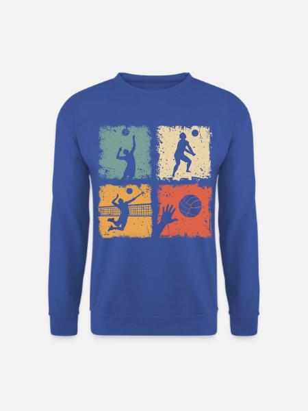 Volleyball Volleyballer Sport Männer Und Jungen - Unisex Pullover - Royalblau