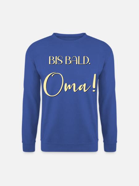 Baby Ankündigung Oma - Unisex Pullover - Royalblau