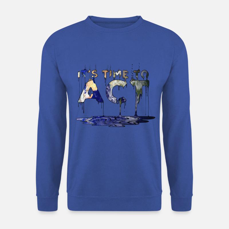 It’s time to act - Unisex Pullover - Royalblau