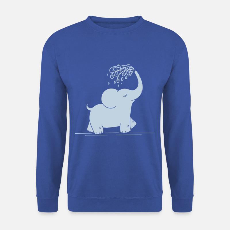 Elefant - Unisex Pullover - Royalblau