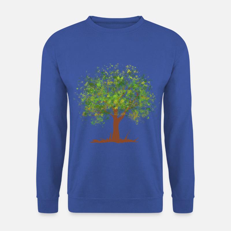 Sommer grüner Baum - Unisex Pullover - Royalblau