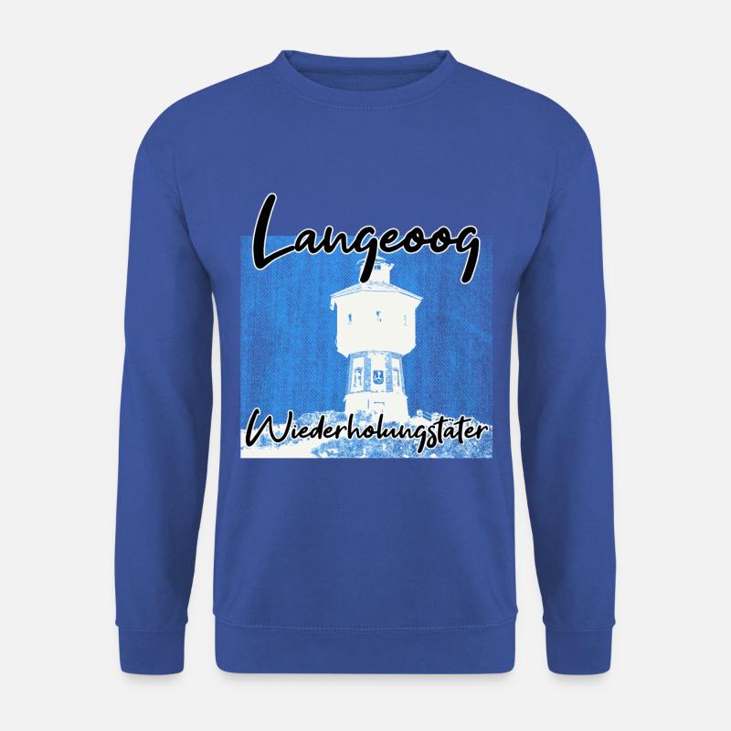 Langeoog Longoog - Unisex Pullover - Royalblau