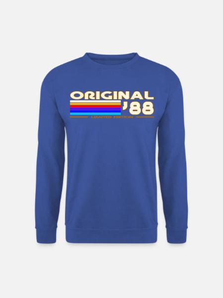 1988 - Unisex Pullover - Royalblau