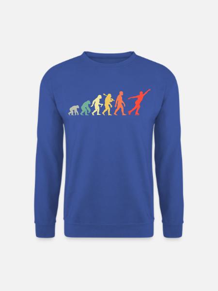 Eiskunstläufer Evolution Eiskunstlauf Schlittschuh - Unisex Pullover - Royalblau