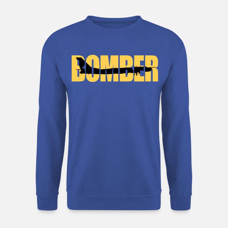 Bomber Tu-95 - Unisex Pullover - Royalblau