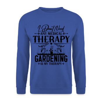 Hobby gardeners, fruit and vegetable gardeners - Unisex Sweatshirt - royal blue - Front - Alina (178cm) & Michal (187cm)