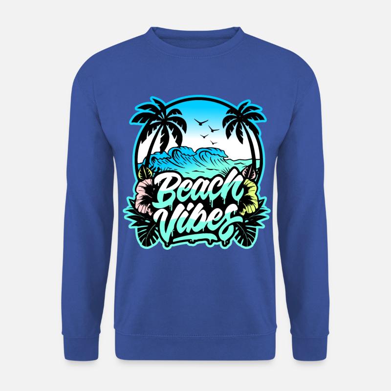Strandstimmung 🌊 - Unisex Pullover - Royalblau