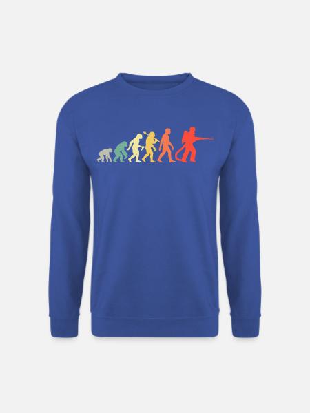 Feuerwehr Evolution Für Den Feuerwehrmann - Unisex Pullover - Royalblau