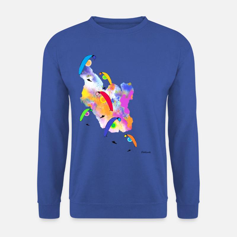 Paraglider pilot paragliding passion - Unisex Sweatshirt - royal blue