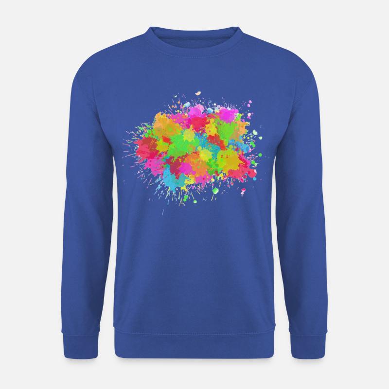 Farbenklatscher - Unisex Pullover - Royalblau