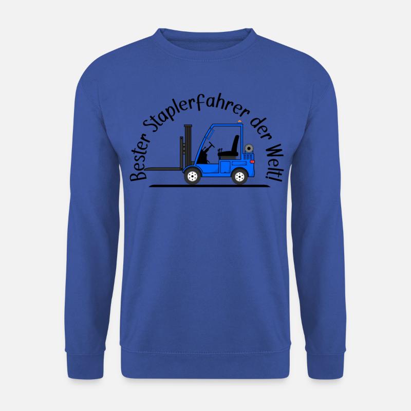 Staplerfahrer blau beste Staplerfahrer der Welt - Unisex Pullover - Royalblau