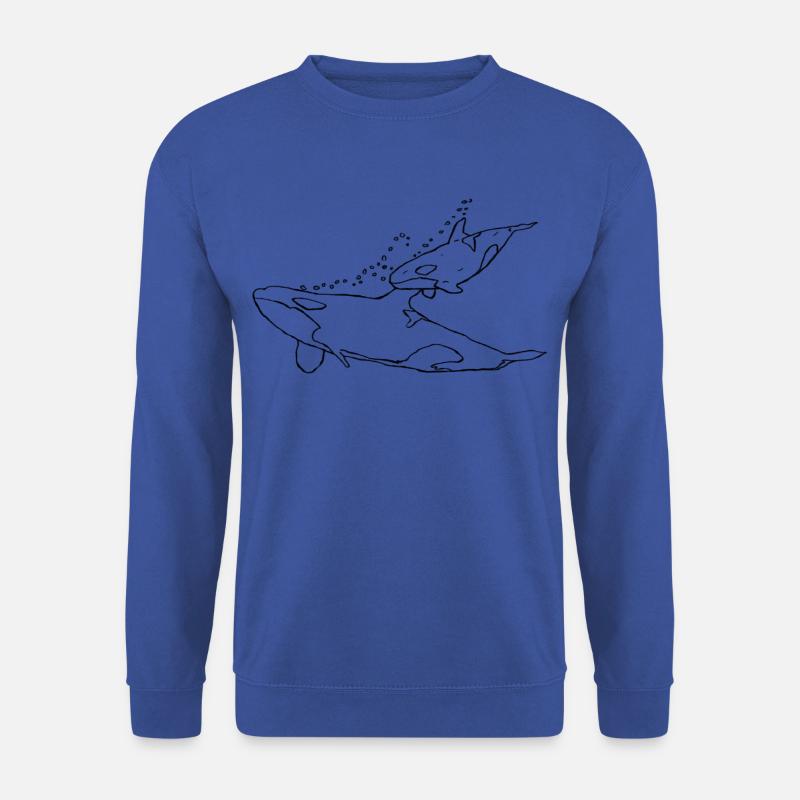 Orca - Unisex Pullover - Royalblau