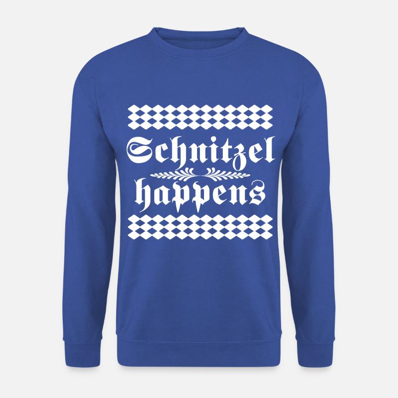 Schnitzel happens - Unisex Sweatshirt - royal blue