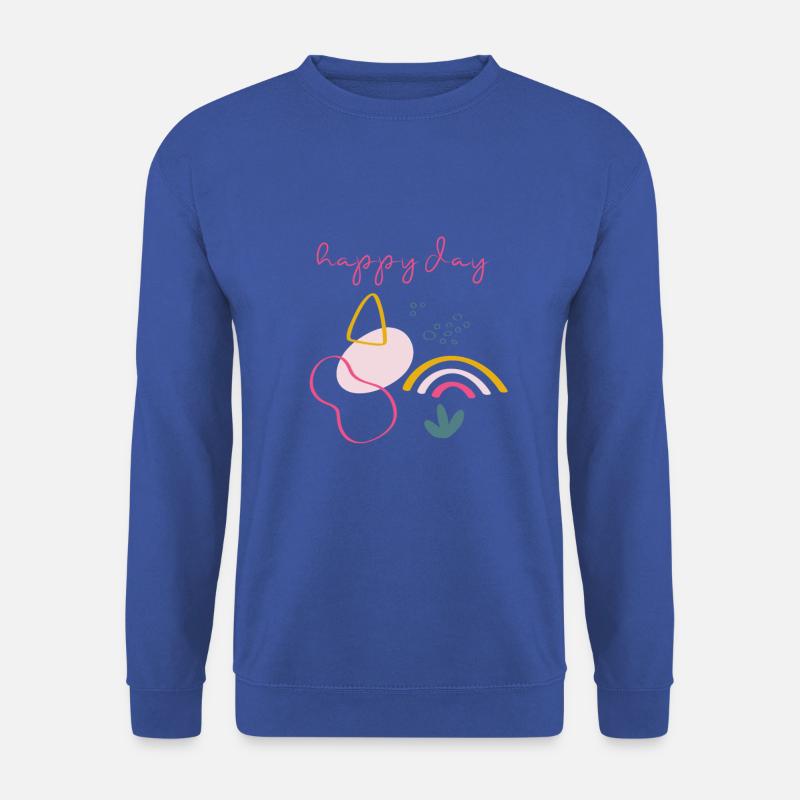 Happy Day - Unisex Pullover - Royalblau