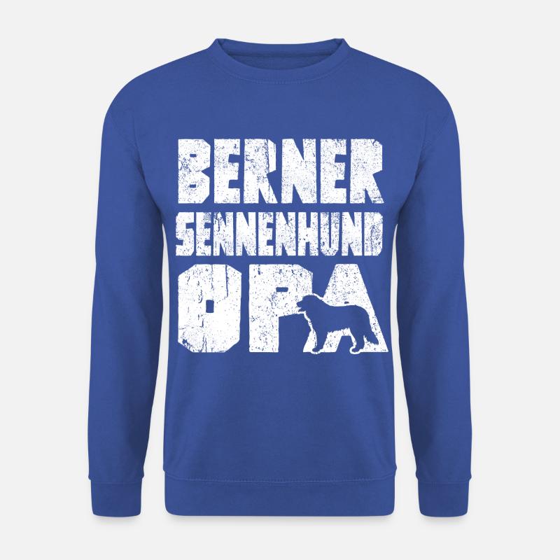 Berner Sennenhund OPA - Unisex Pullover - Royalblau