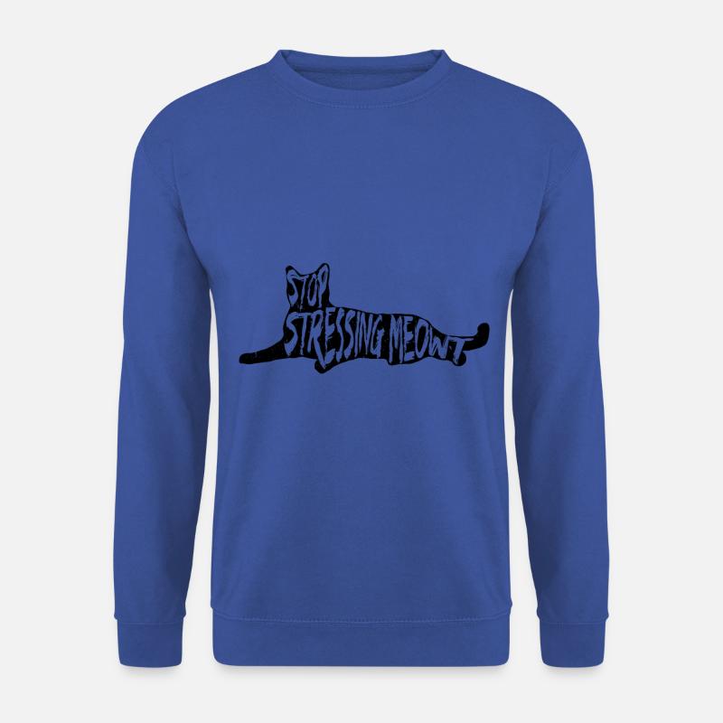 Katze Kätzchen Katzendame - Unisex Pullover - Royalblau