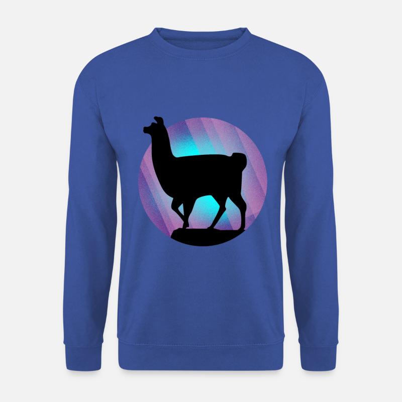 Lama Alpaka - Unisex Pullover - Royalblau