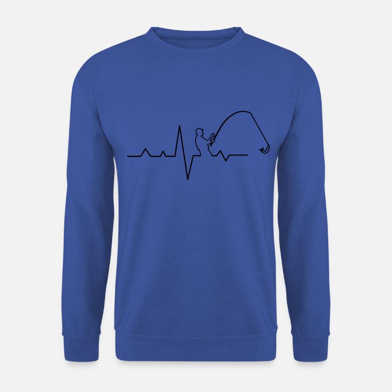 Angeln Angler Fischerei Fischer - Unisex Pullover - Royalblau