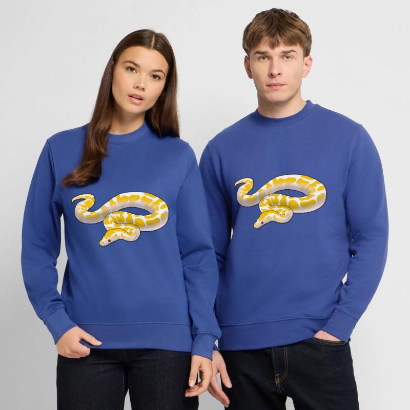 Albino ball python Python regius ballpython motif Sweat-shirt Unisexe