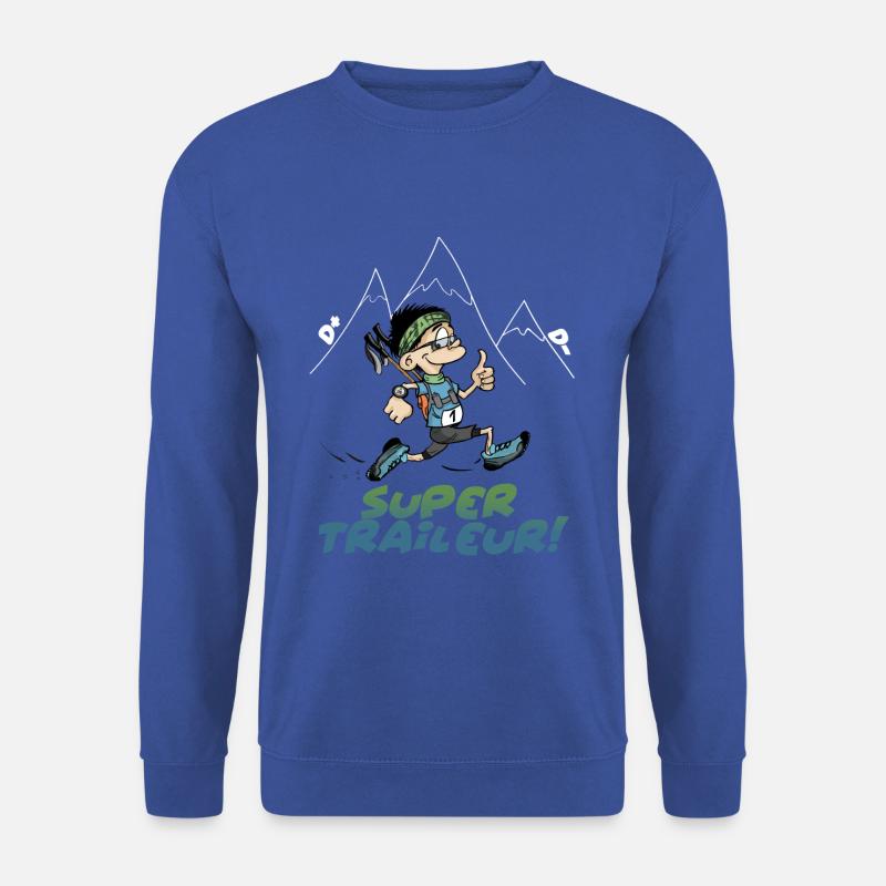 Trailrunning ist ein Super-Ultra-Trailrunner - Unisex Pullover - Royalblau