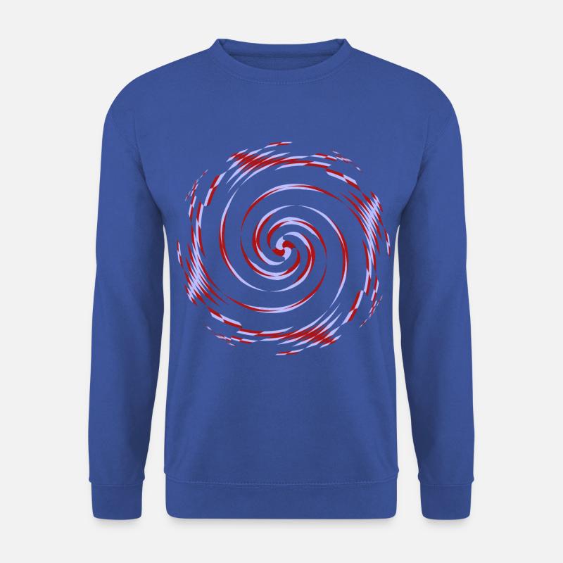 centrifugal pattern, gyro pattern - Unisex Sweatshirt - royal blue