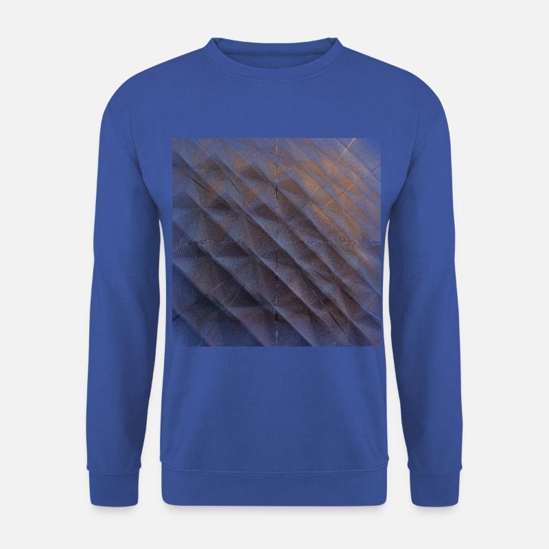 Dark angular, Dunkel Eckig. - Unisex Pullover - Royalblau