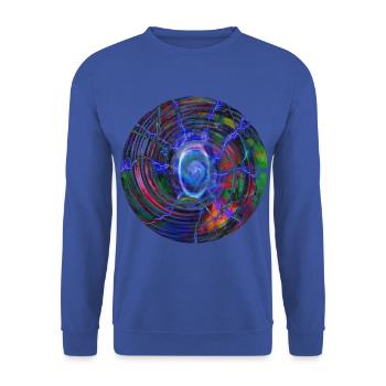 Lightning color ball, lightning color ball - Unisex Sweatshirt - royal blue - Front - Alina (178cm) & Michal (187cm)