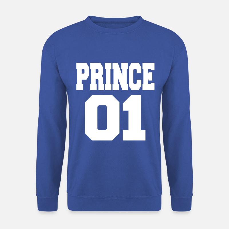 PRINCE 01 Partner Shirt Design #white - Unisex Pullover - Royalblau