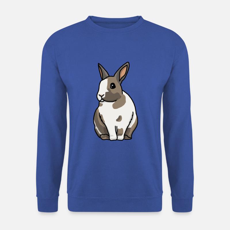 Hase, Kaninchen, süß, Comic - Unisex Pullover - Royalblau