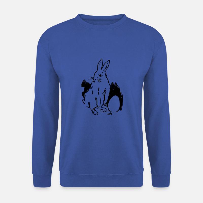 Osterhase Ostern Hase - Unisex Pullover - Royalblau