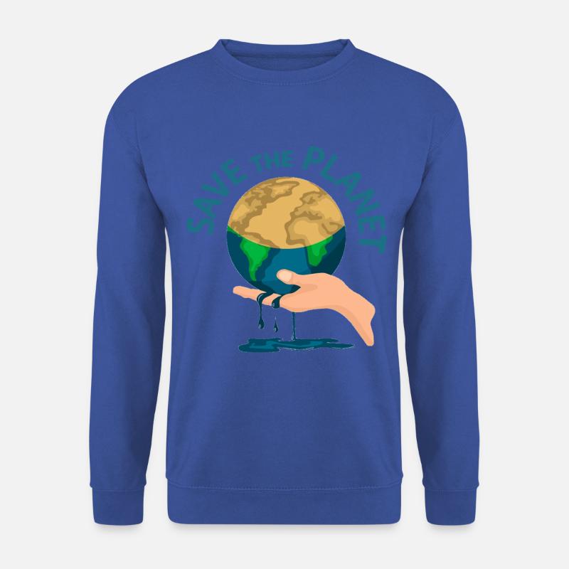 RETTE DEN PLANETEN - Unisex Pullover - Royalblau