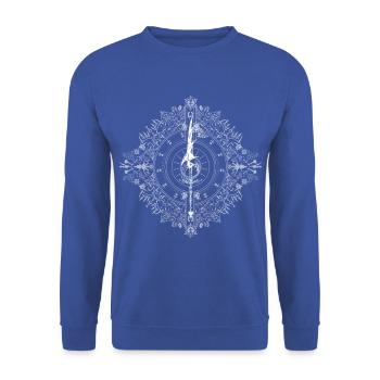 Dawn - Kingdom Hearts - White - Unisex Sweatshirt - royal blue - Front - Alina (178cm) & Michal (187cm)