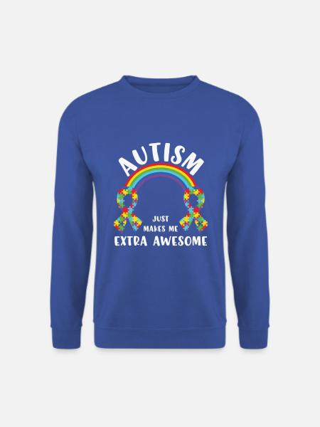 Autismus Zitat Autismus macht mich einfach extra großartig - Unisex Pullover - Royalblau