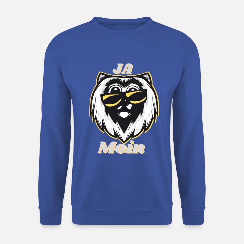 JA Moin Lion - Unisex Pullover - Royalblau