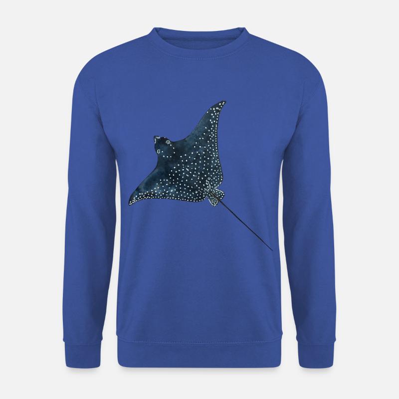 Rochen Adlerrochen Stachelrochen Riff Tauchen - Unisex Pullover - Royalblau