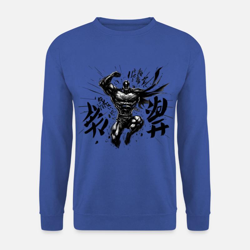 Kanji superheroes - Unisex Sweatshirt - royal blue