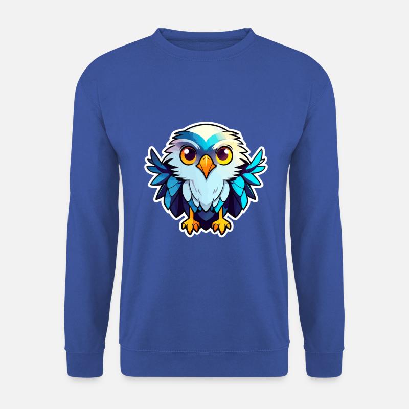 Adler Vogel Zeichnung - Unisex Pullover - Royalblau