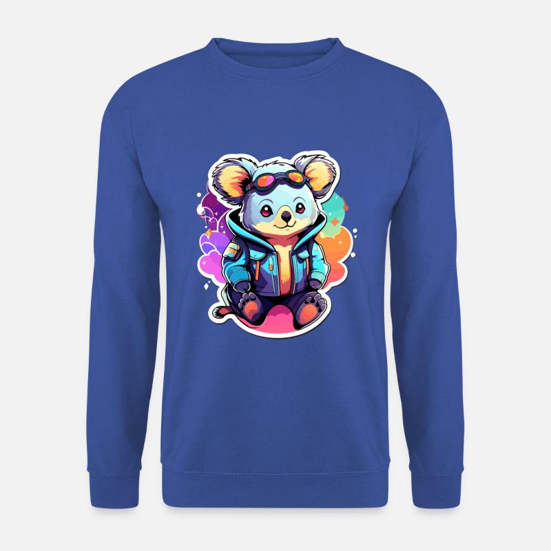 Koala Zeichnung - Unisex Pullover - Royalblau
