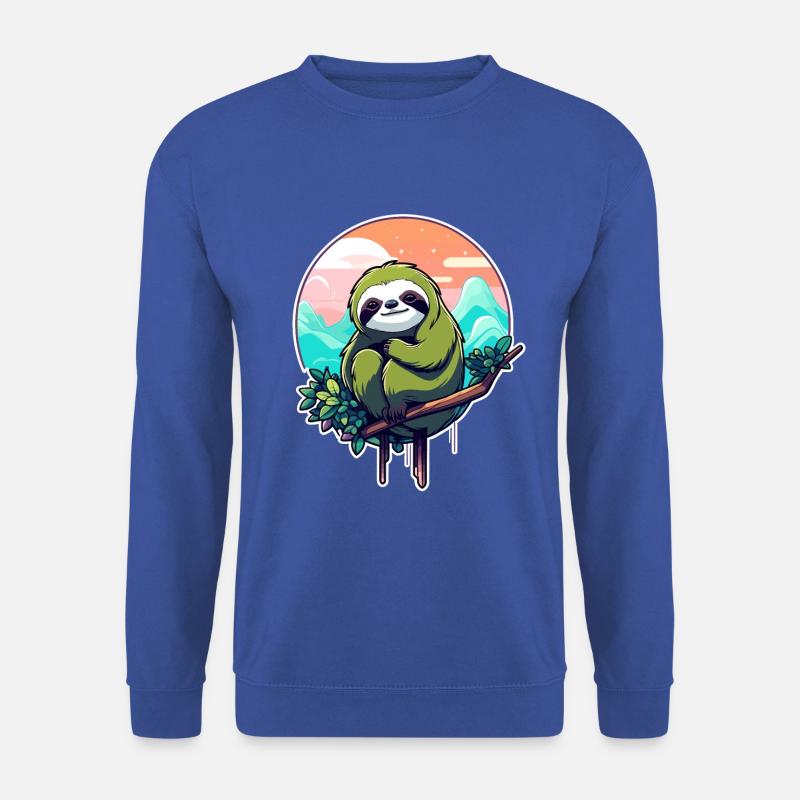 Sloth Drawing - Unisex Sweatshirt - royal blue