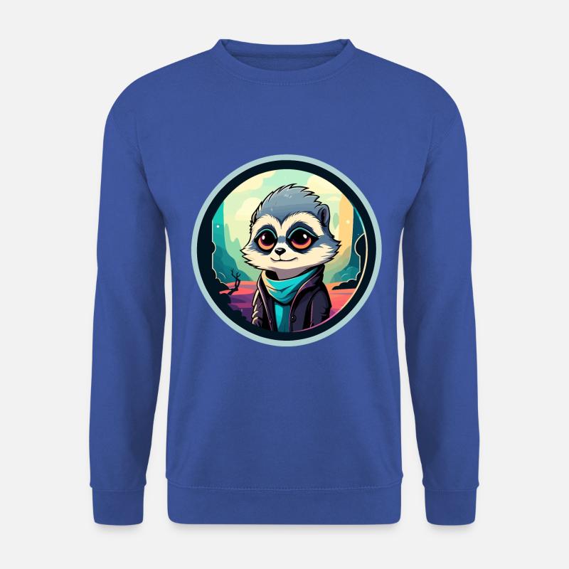 Erdmännchen Zeichnung - Unisex Pullover - Royalblau