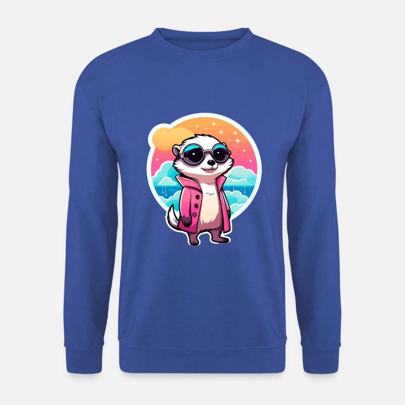 Meerkat Drawing - Unisex Sweatshirt - royal blue