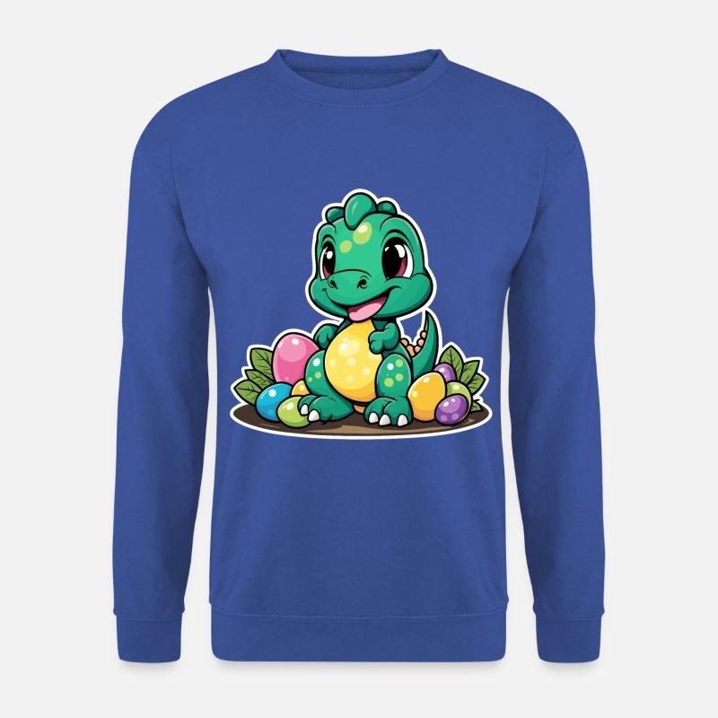 Dinosaurier Ostereier Ostern - Unisex Pullover - Royalblau