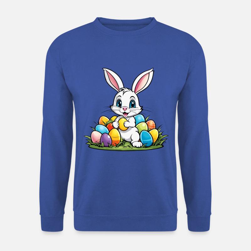 Easter Bunny Easter Illustration - Unisex Sweatshirt - royal blue
