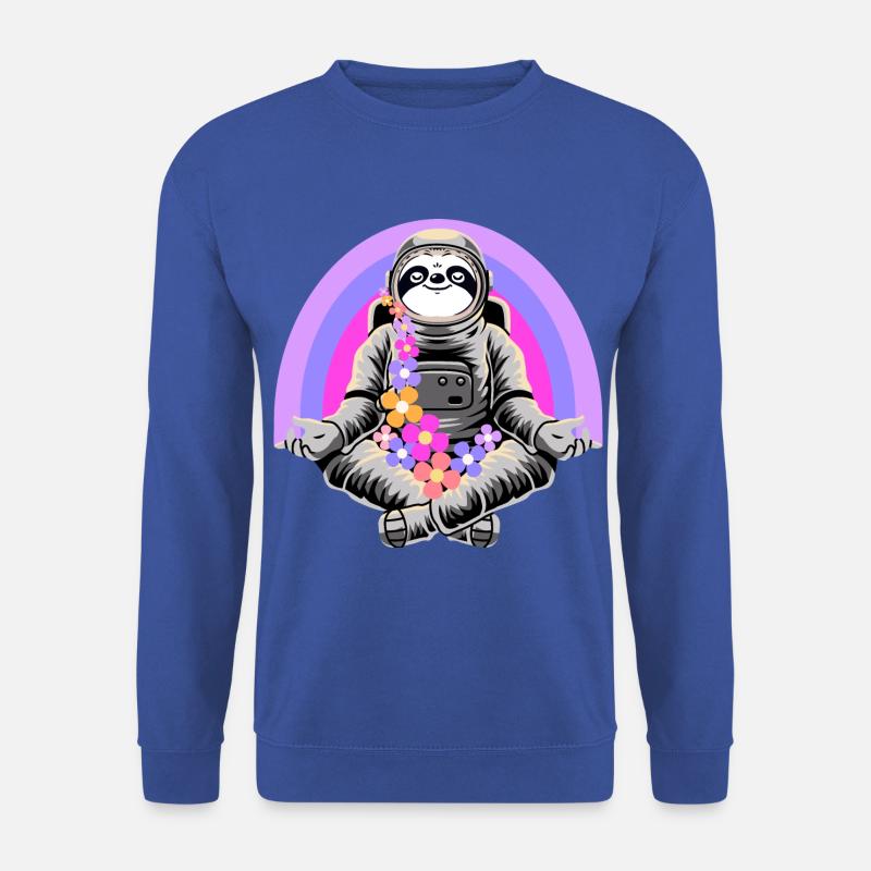 Faultier in Meditation - Unisex Pullover - Royalblau