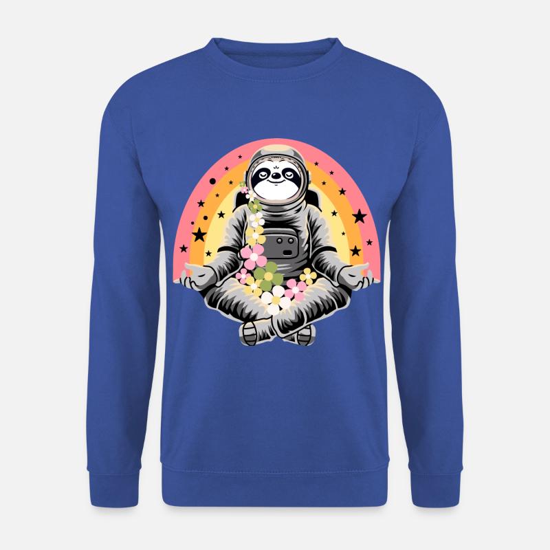 Faultier macht Yoga - Unisex Pullover - Royalblau