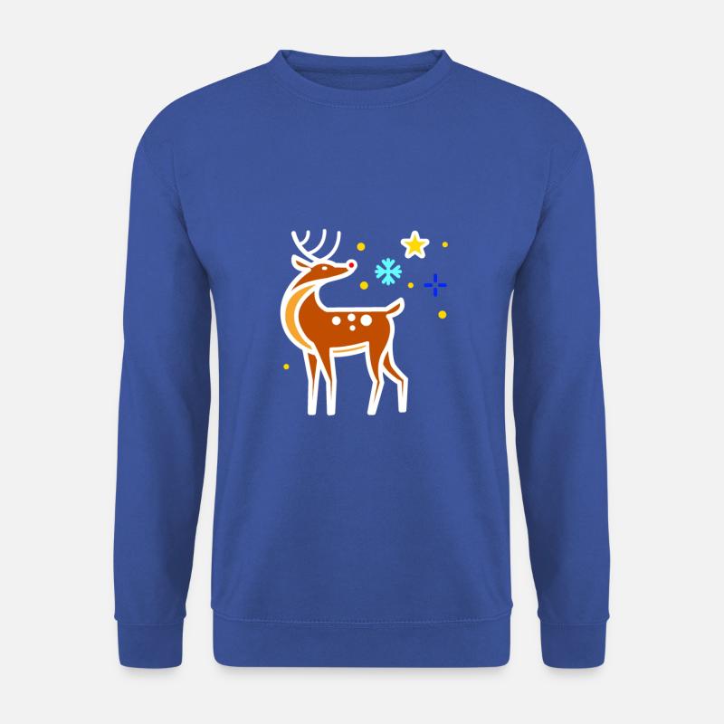 Rentier - Unisex Pullover - Royalblau