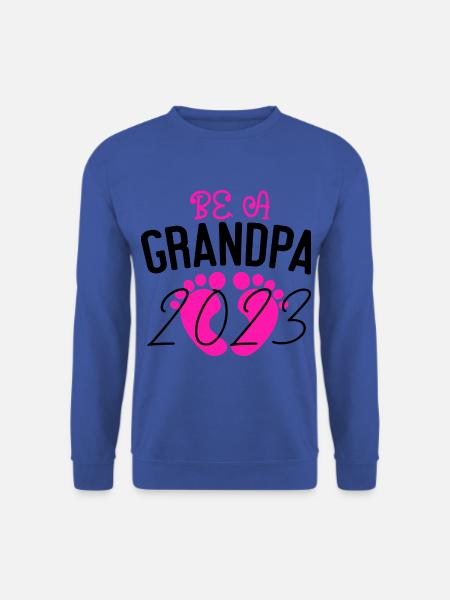 Werdender Opa 2023, 2023 werde ich Opa, 2023 Opa - Unisex Pullover - Royalblau